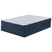Queen 10" Firm Encased Coil Mattress and 9" Steel Foundation