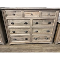 Casual Dresser with Seven Drawers