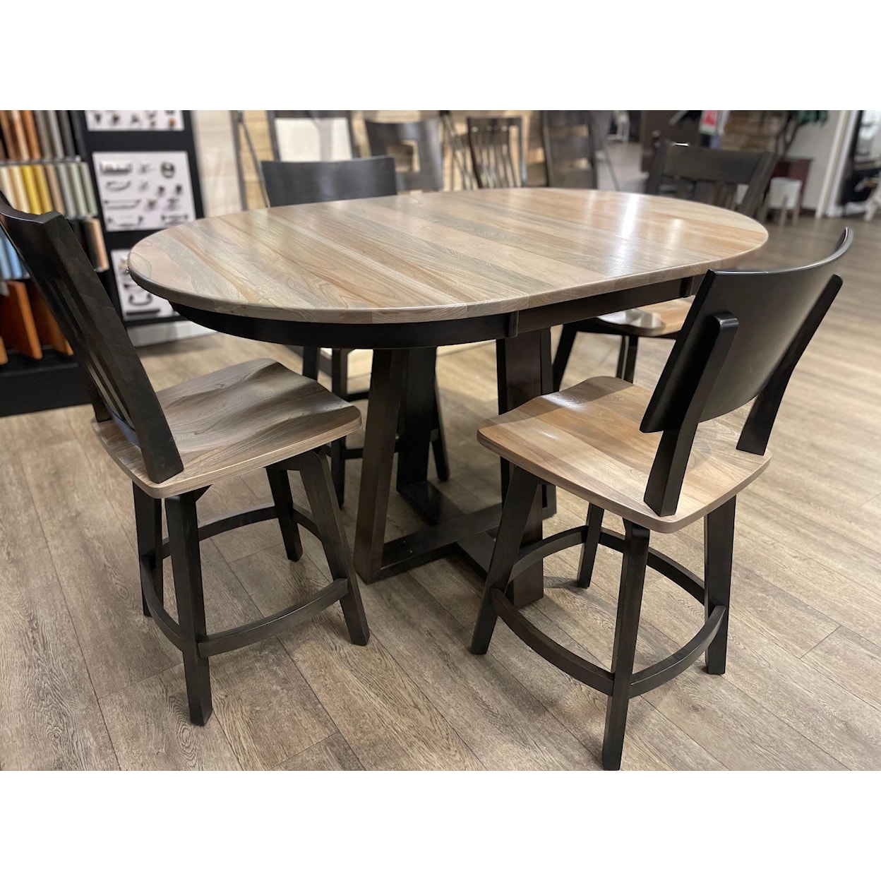 MAVIN MAVIN Dining Tables 5-PC Pedestal Set