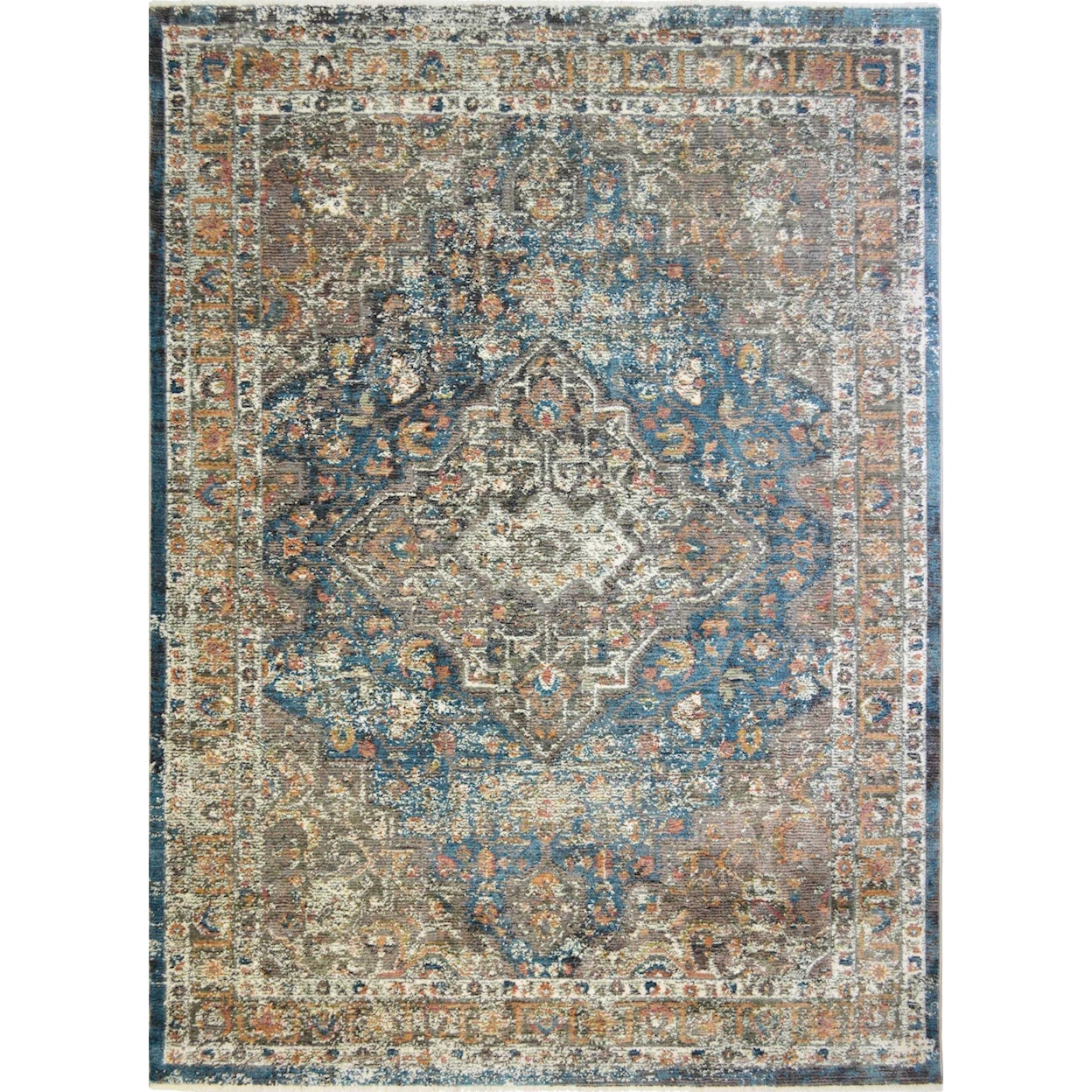 Mayberry Rug Oxford Castle Blue