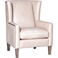 Transitional Wing Back Chair