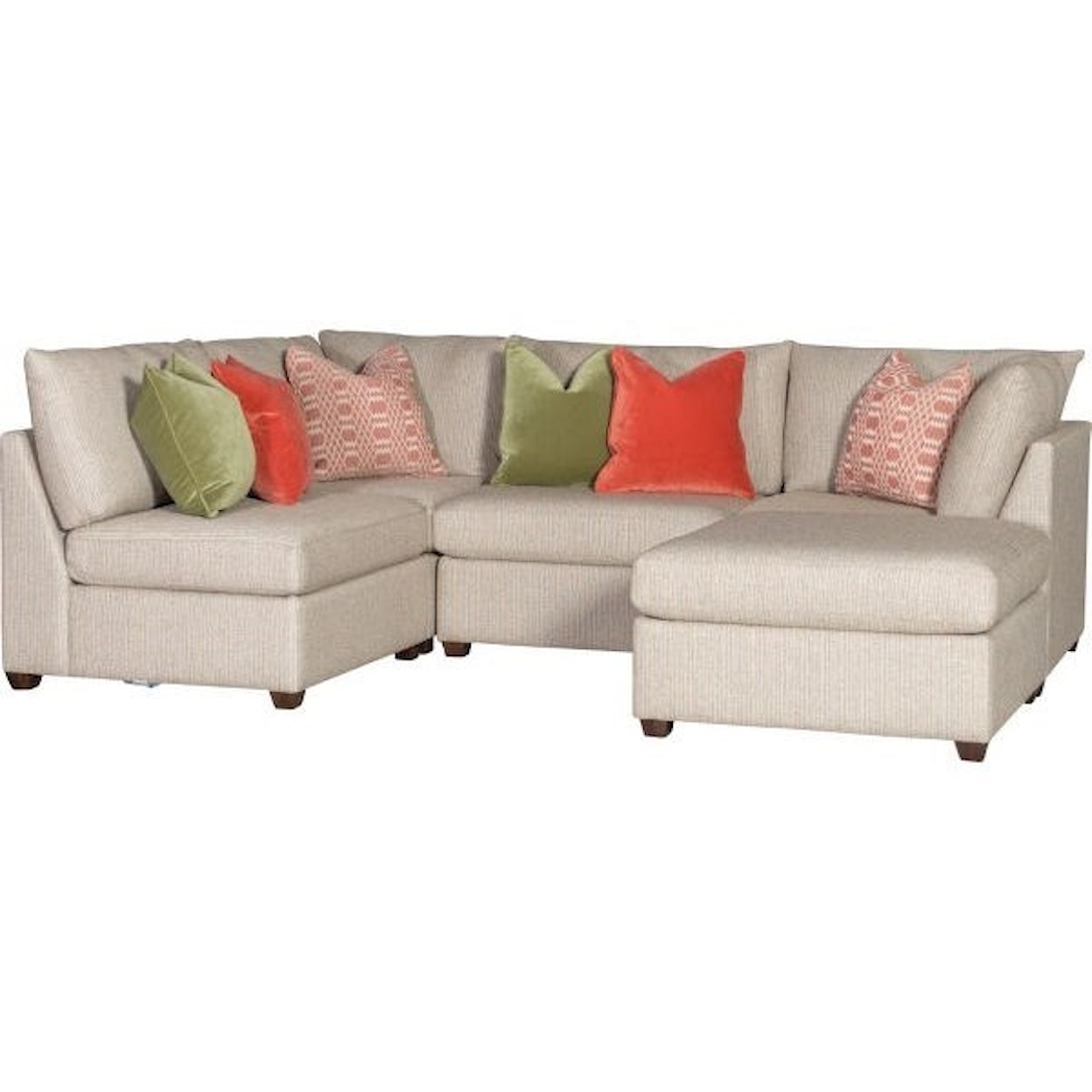 Mayo 1516 Sectional with Storage Ottoman