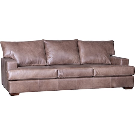 Casual Sofa with Track Arms