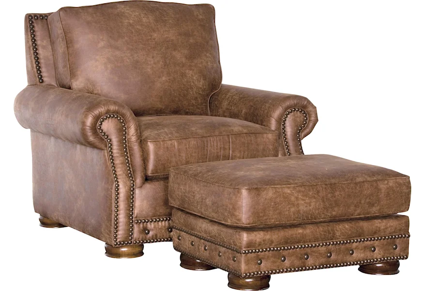 2900 Chair & Ottoman by Mayo at Wilson's Furniture