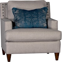 Chair with Oversize Nailhead Trim