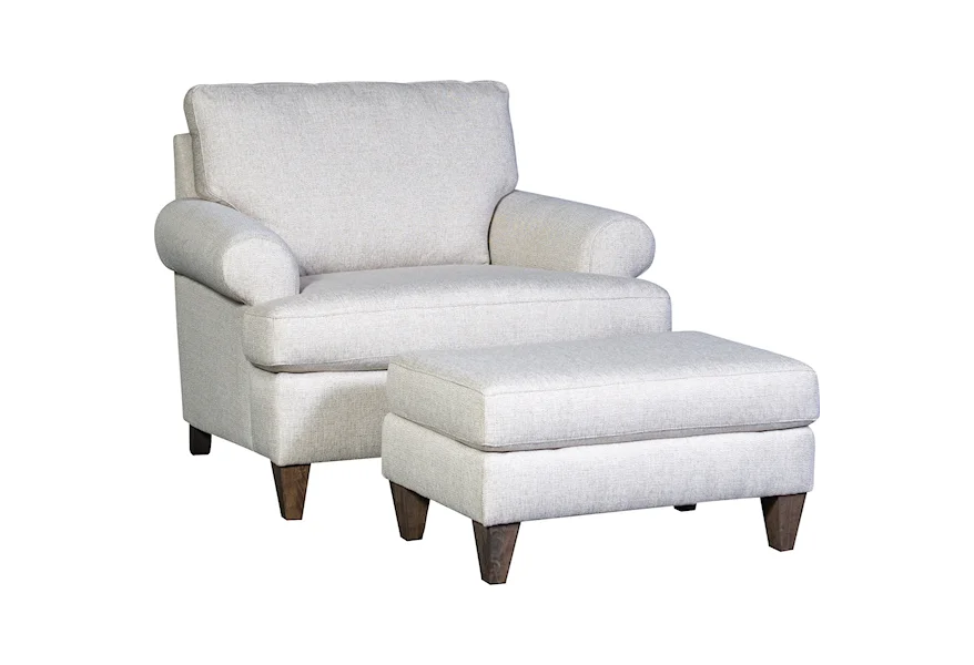 3270 Chair and Ottoman by Mayo at Pedigo Furniture