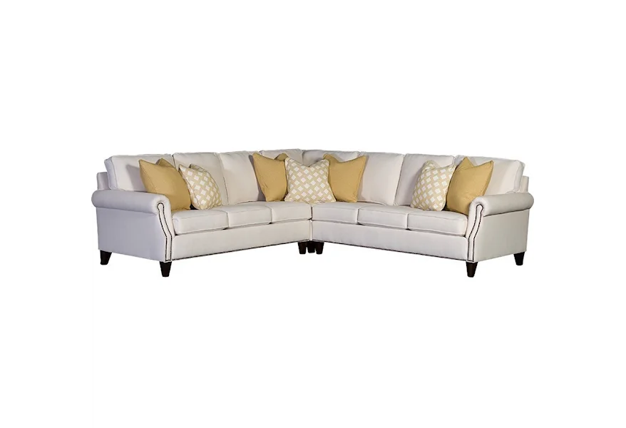 3311 6 Seat Sectional Sofa by Mayo at Pedigo Furniture