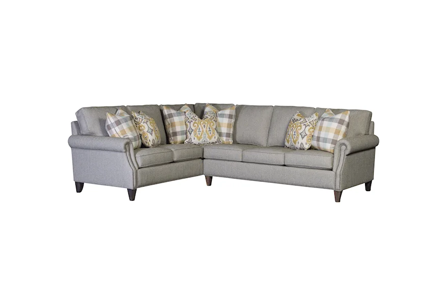 3311 5 Seat Sectional by Mayo at Wilson's Furniture