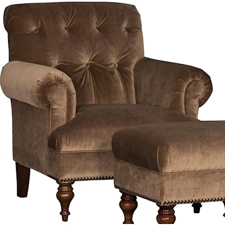 Tufted Back Chair