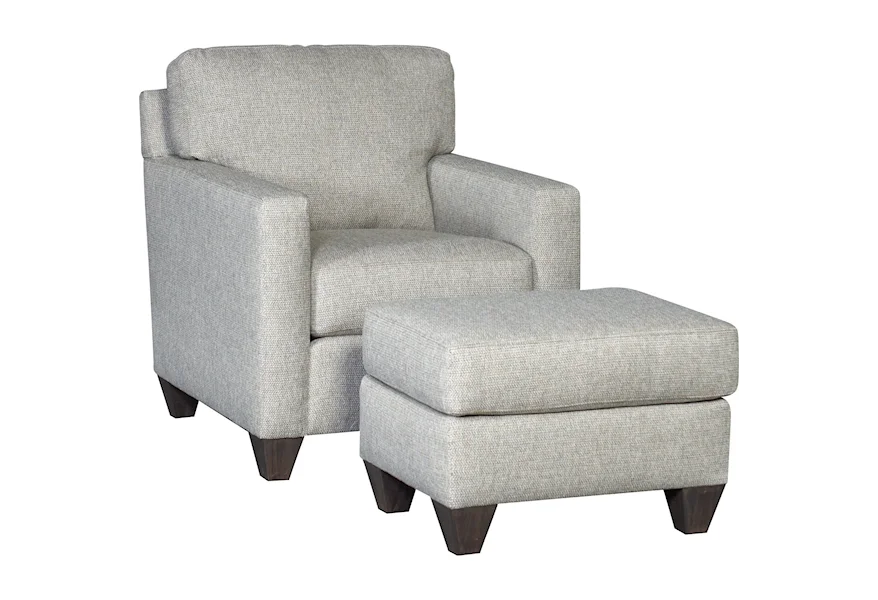 3488 Chair and Ottoman Set by Mayo at Wilson's Furniture