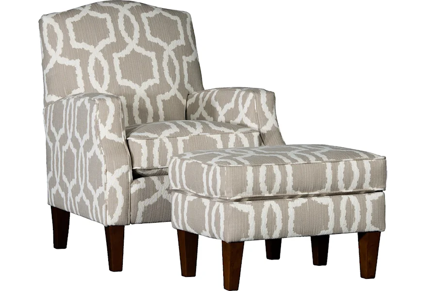 3725 Chair & Ottoman Set by Mayo at Wilson's Furniture