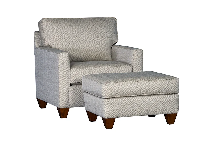 3830 Chair and Ottoman by Mayo at Pedigo Furniture