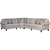 Transitional 5-Seat Sectional Sofa with RAF Sofa