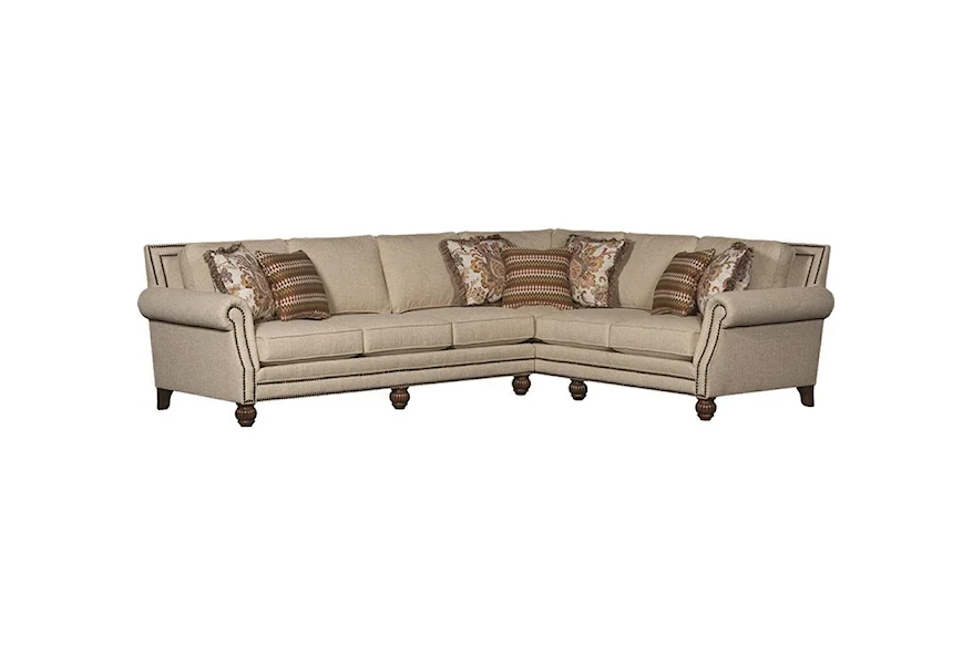 4300 Mayo Traditional Sectional by Mayo at Howell Furniture