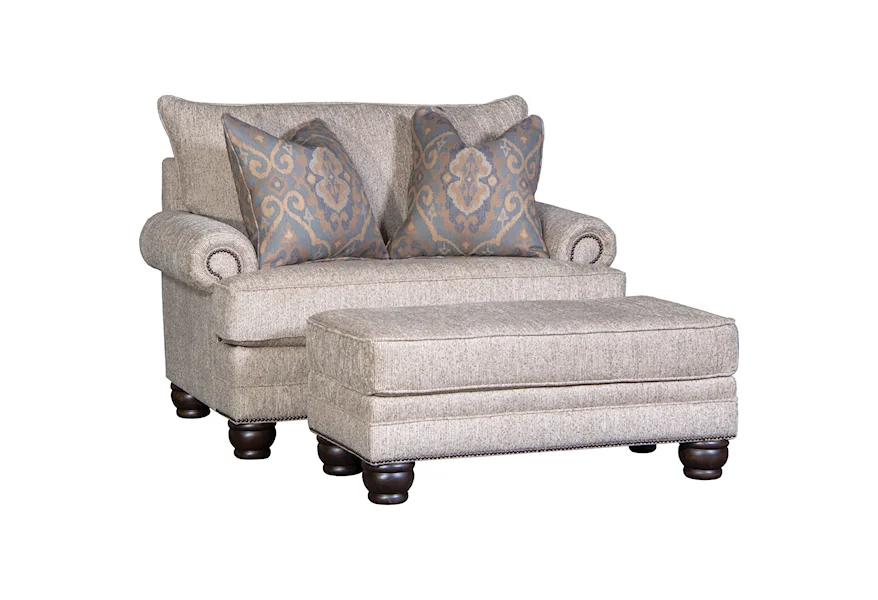 5260 Chair & Ottoman Set by Mayo at Pedigo Furniture