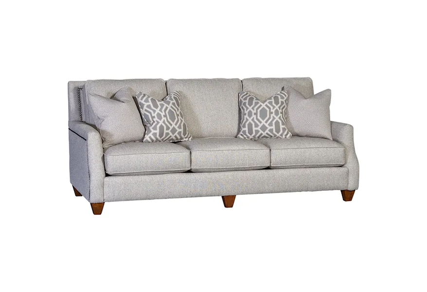6200 Sofa with Nail Heads by Mayo at Howell Furniture