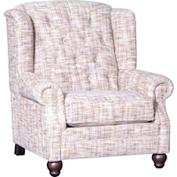 Traditional Chair with Button Tufting