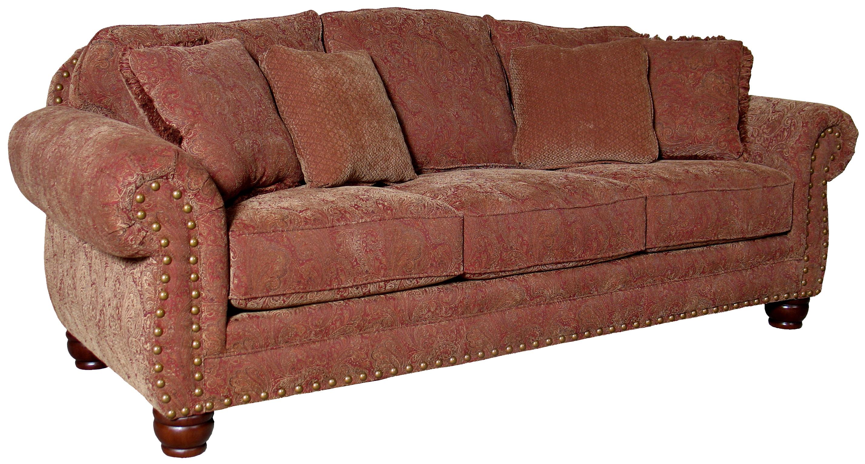 Mayo 3180 Traditional 3Seat Stationary Sofa Howell Furniture Sofas