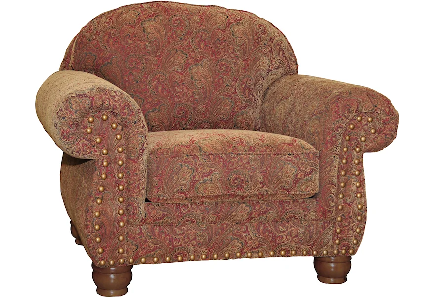 3180 Traditional Chair by Mayo at Wilson's Furniture