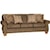 Mayo 9780 Traditional Stationary Sofa with Exposed Wood Spool Legs