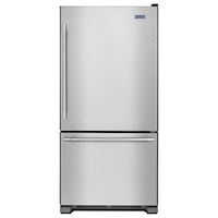 33-Inch Wide Bottom Mount Refrigerator - 22 Cu. Ft.