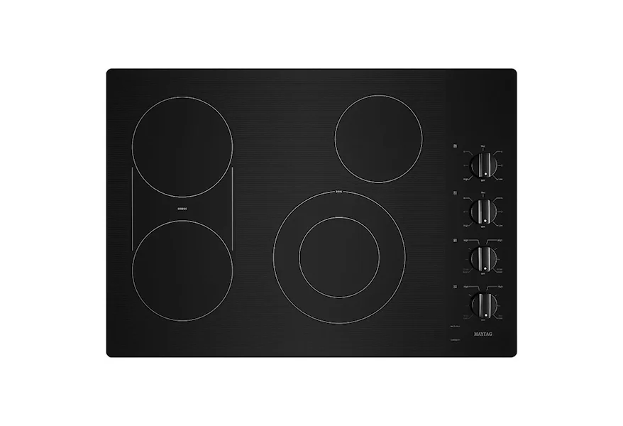 Electric Cooktops 30-Inch Electric Cooktop by Maytag at Furniture and ApplianceMart