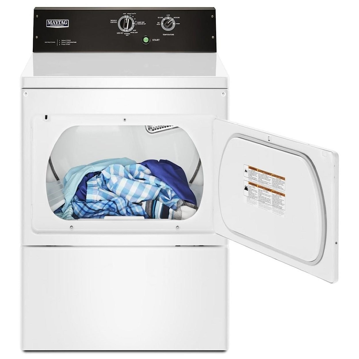 Maytag Front Load Gas Dryer 7.4 cu. ft. Commercial-Grade Dryer