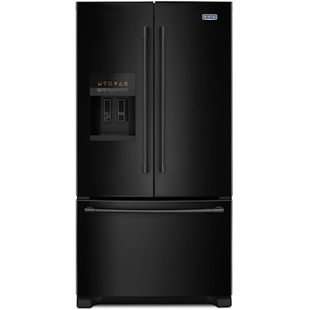 36- Inch Wide French Door Refrigerator with PowerCold® Feature - 25 Cu. Ft.