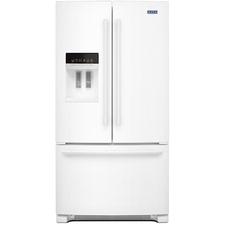 36- Inch Wide French Door Refrigerator with PowerCold® Feature - 25 Cu. Ft.