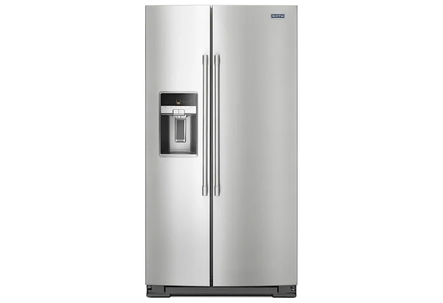 Side-By-Side Refrigerators- Maytag 36" Counter Depth Side-by-Side Refrigerator by Maytag at Furniture and ApplianceMart
