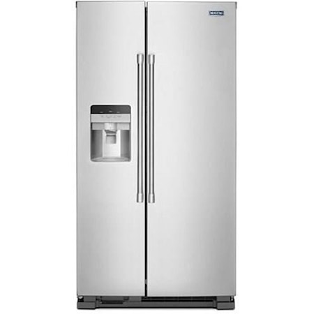 25 Cu. Ft. 36" Side-by-Side Refrigerator with Exterior Ice and Water Dispenser