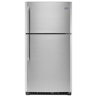 33-Inch Wide Top Freezer Refrigerator with EvenAir™ Cooling Tower- 21 Cu. Ft.