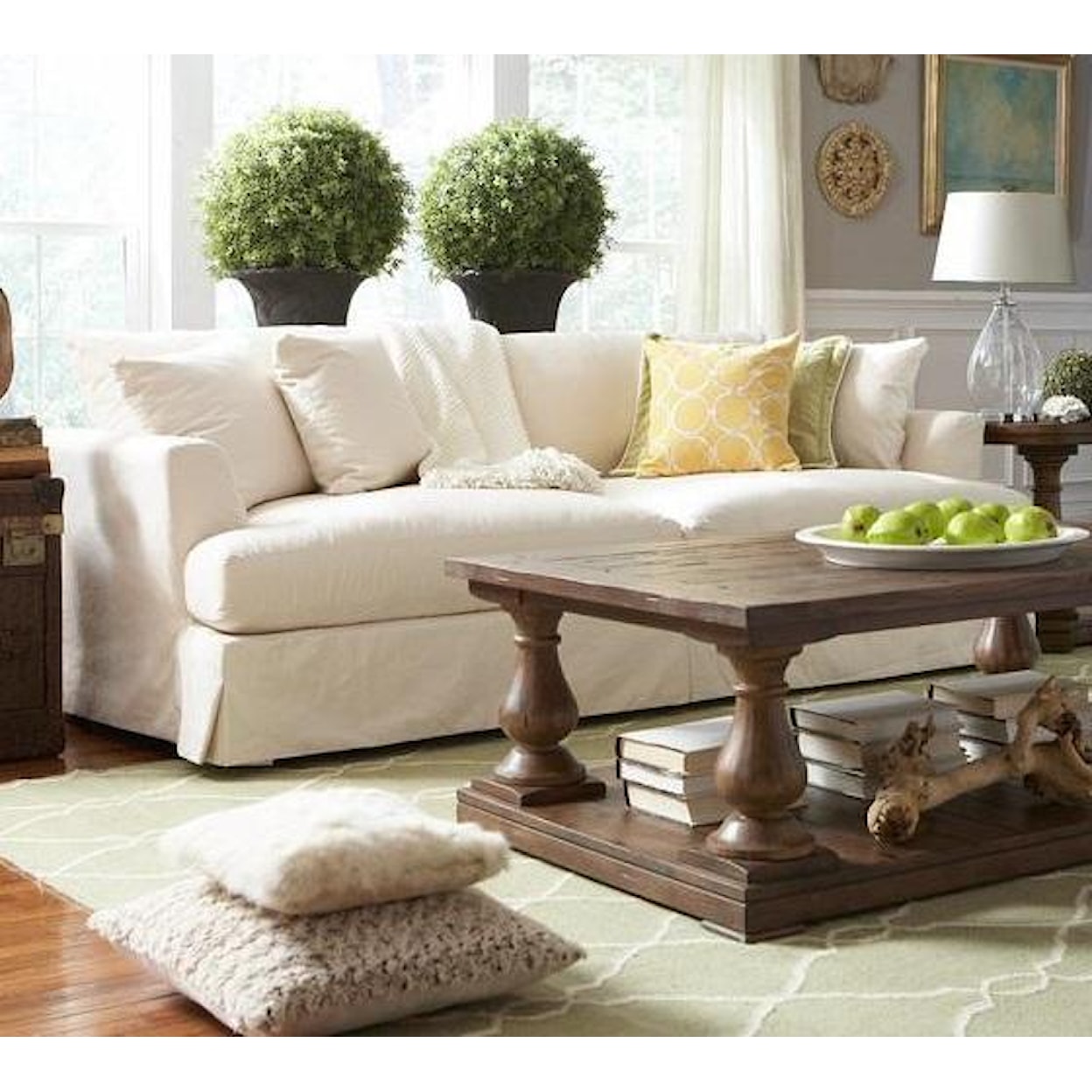 BeModern Cirrus Grand Slipcover Sofa