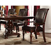 McFerran Home Furnishings D7900 Brown Rich Wood Dining 7PC Table Set