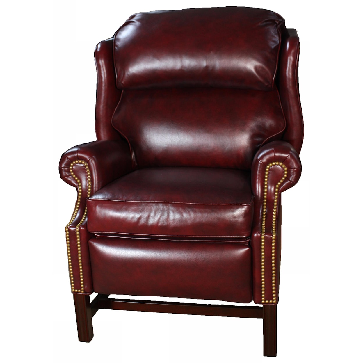 McKinley Leather Odell Chippendale Recliner