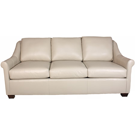 Traditional 3 Cushion Sofa