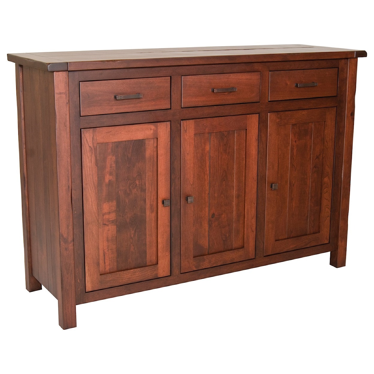 Meadow Lane Wood Adele Buffet with Plank Top