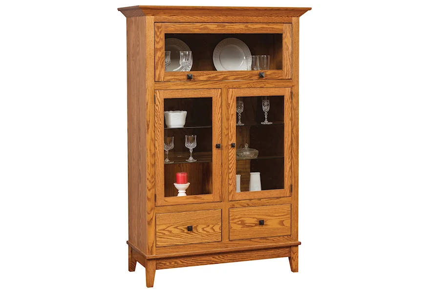 Canterbury Cabinet by Meadow Lane Wood at Saugerties Furniture Mart