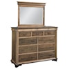 Meadow Wood Highland Ridge Mule Dresser & Mirror