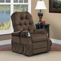 Casual 2-Way Lift Recliner with Tufted Back