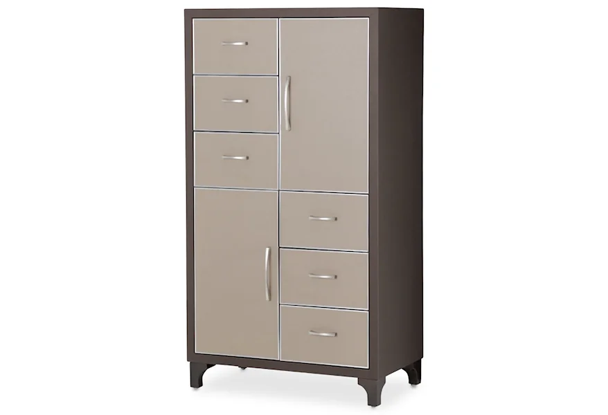 21 Cosmopolitan 6-Drawer Chest by Michael Amini at Jacksonville Furniture Mart
