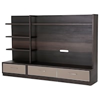 Entertainment Center with 3 Drawer & Shelving