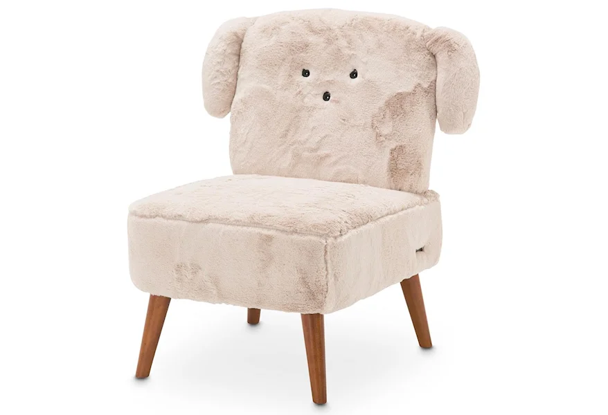 A La Carte Armless Puppy Chair by Michael Amini at Howell Furniture