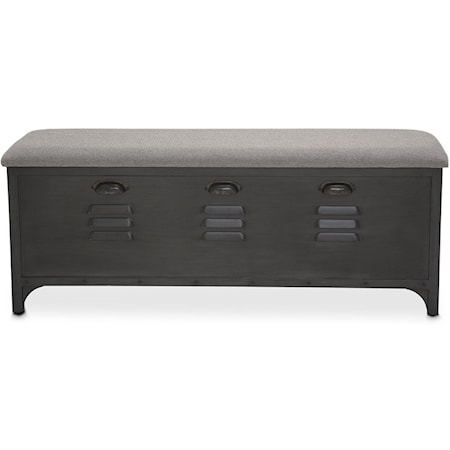 Metal Bed Bench w/ Storage
