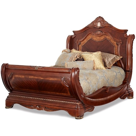 Queen Sleigh Bed