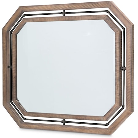 Octagonal Sideboard Mirror