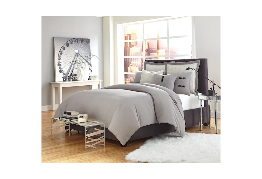 Distinctive Bedding Designs Queen Duvet Set by Michael Amini at Dream Home Interiors