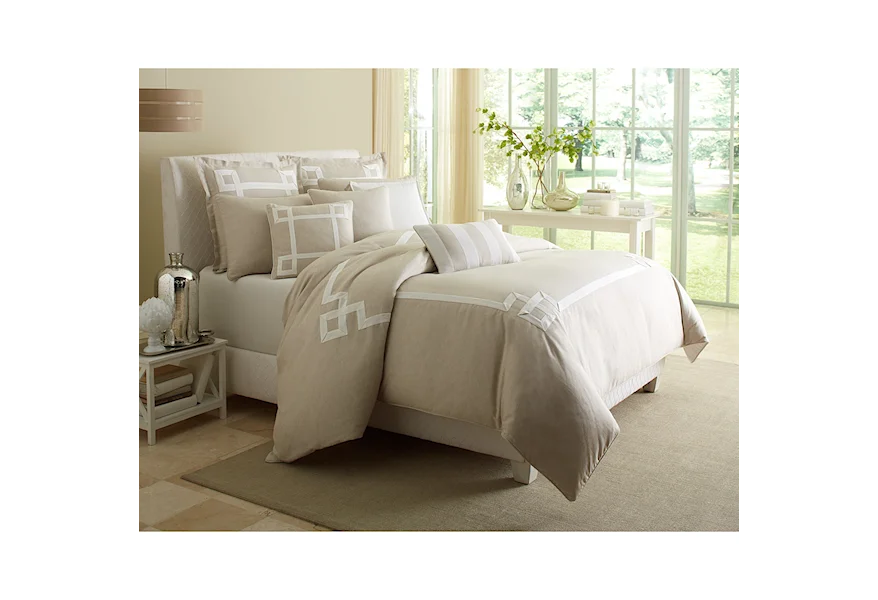Distinctive Bedding Designs Queen Comforter Set by Michael Amini at Dream Home Interiors