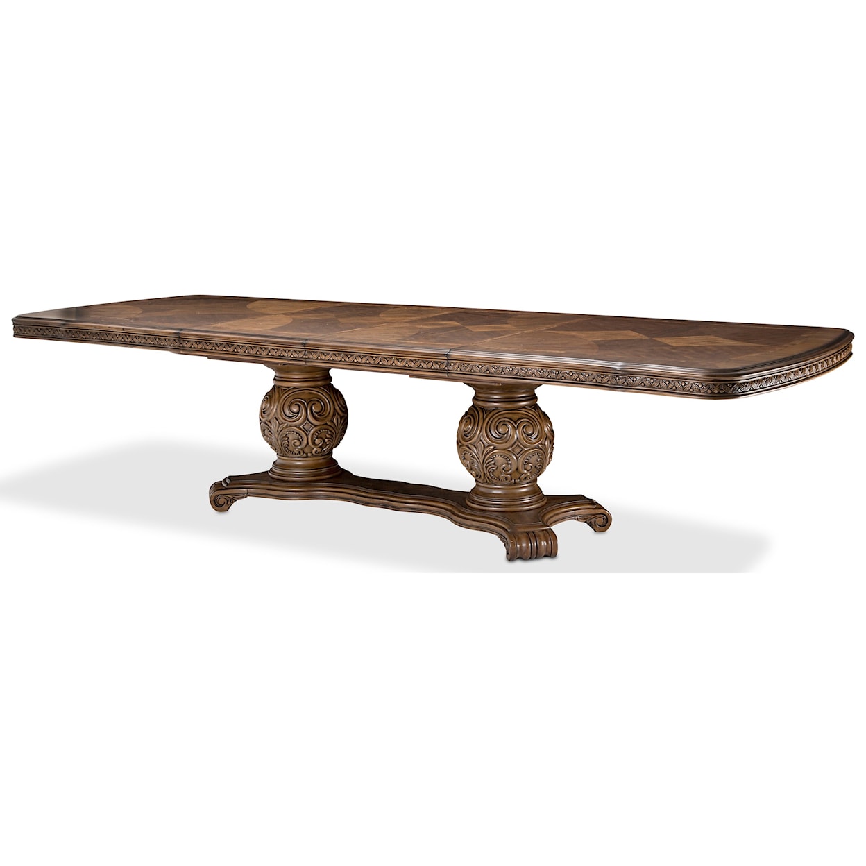 Michael Amini Edens Paradise Rectangular Pedestal Dining Table