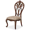 Michael Amini Edens Paradise Wood Back Side Chair